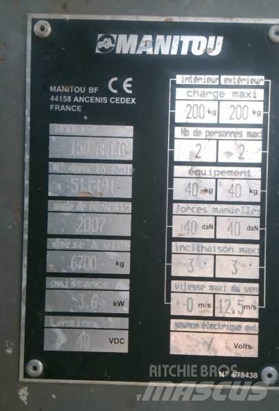 Manitou 150 AETJC Iseliikuvad poomtõstukid