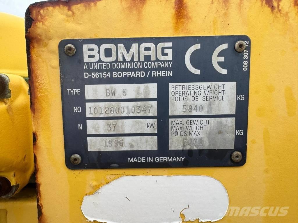 Bomag BW 6 Tandemrullid