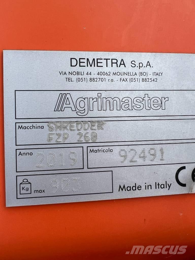 Agrimaster FZP 260 Karjamaade niidukid / pealselõikurid