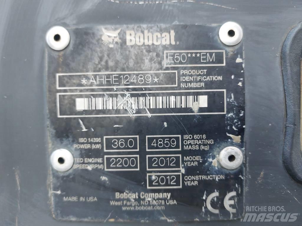 Bobcat E 50 EM Miniekskavaatorid < 7 t