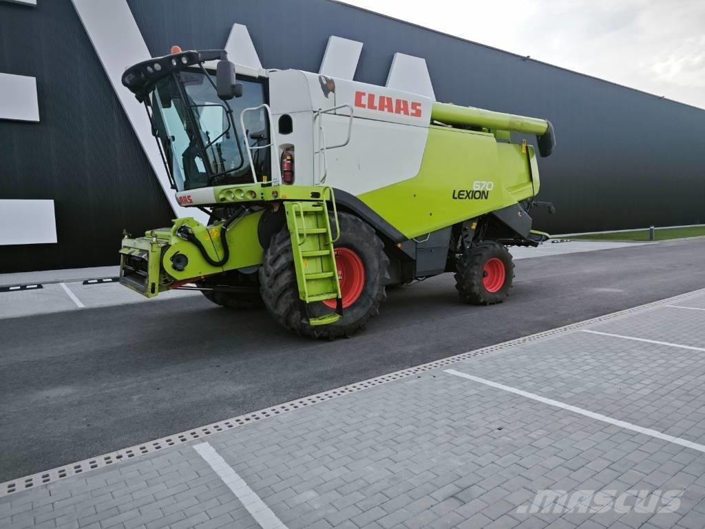 CLAAS Lexion 670 Teraviljakombainid