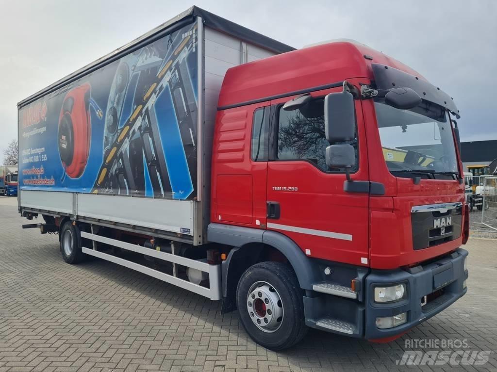 MAN 15.290 / 7.7m / LIFT Tentautod