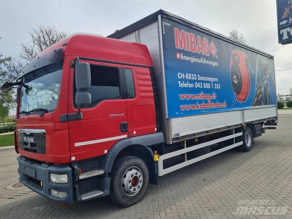 MAN 15.290 / 7.7m / LIFT Tentautod
