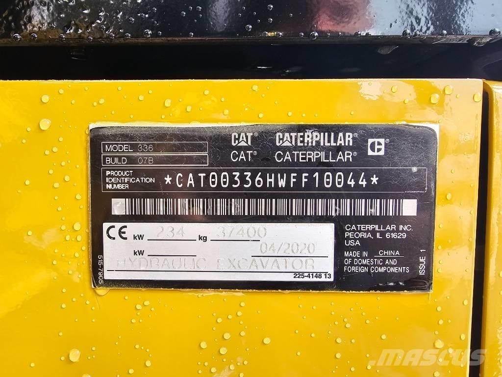 CAT 336 Next Gen Roomikekskavaatorid