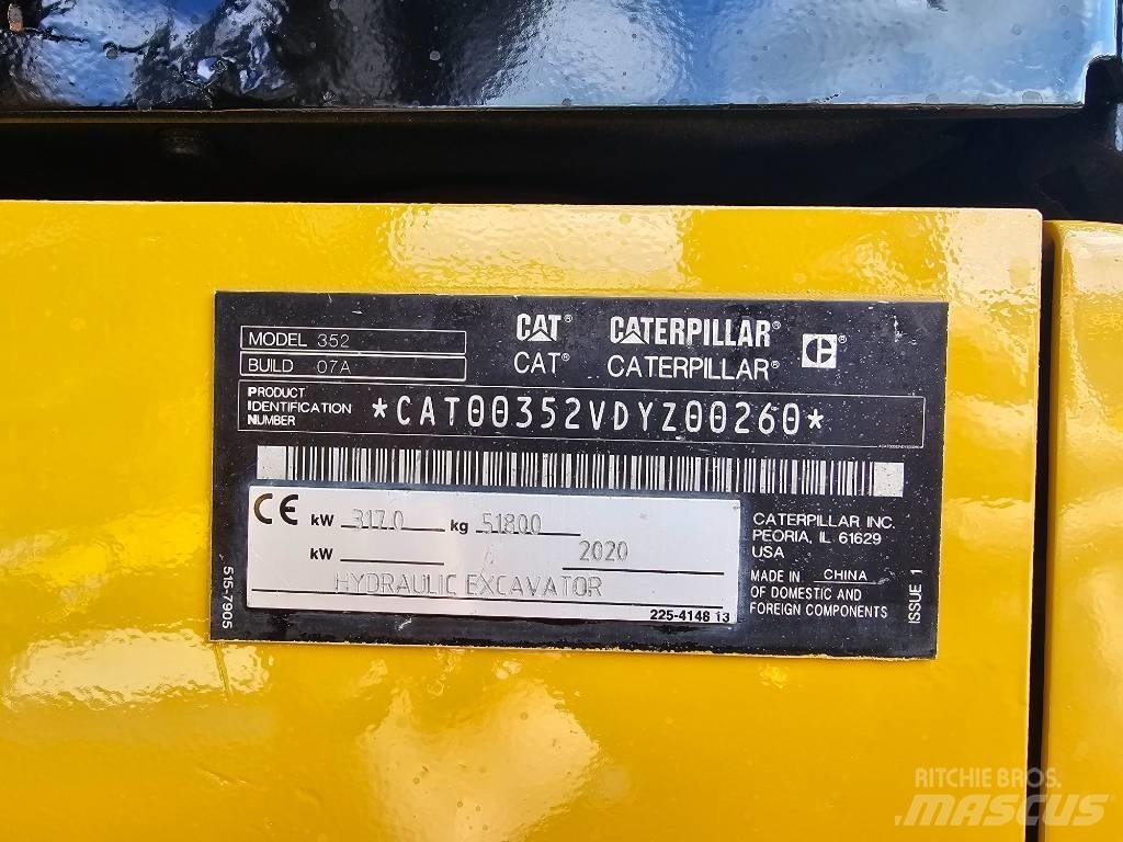 CAT 352 Roomikekskavaatorid