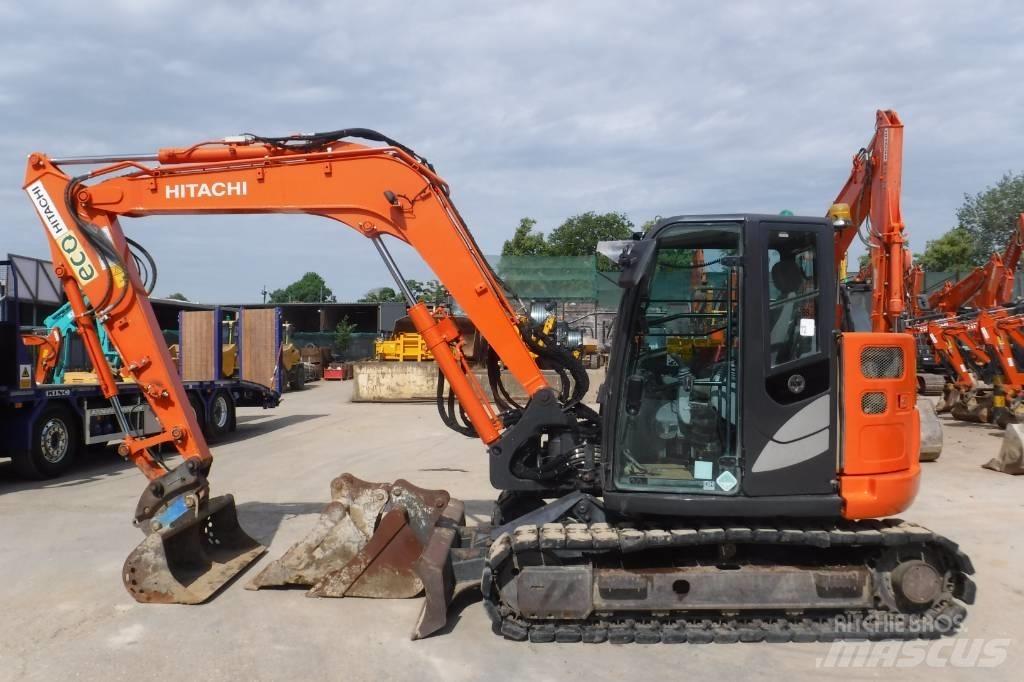 Hitachi ZX 85 US B-6 Väikeekskavaatorid 7t-12t