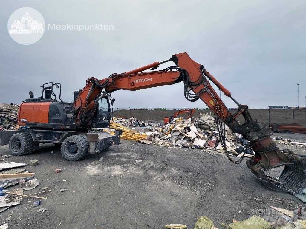 Hitachi ZX 170 W-6 Ratasekskavaatorid