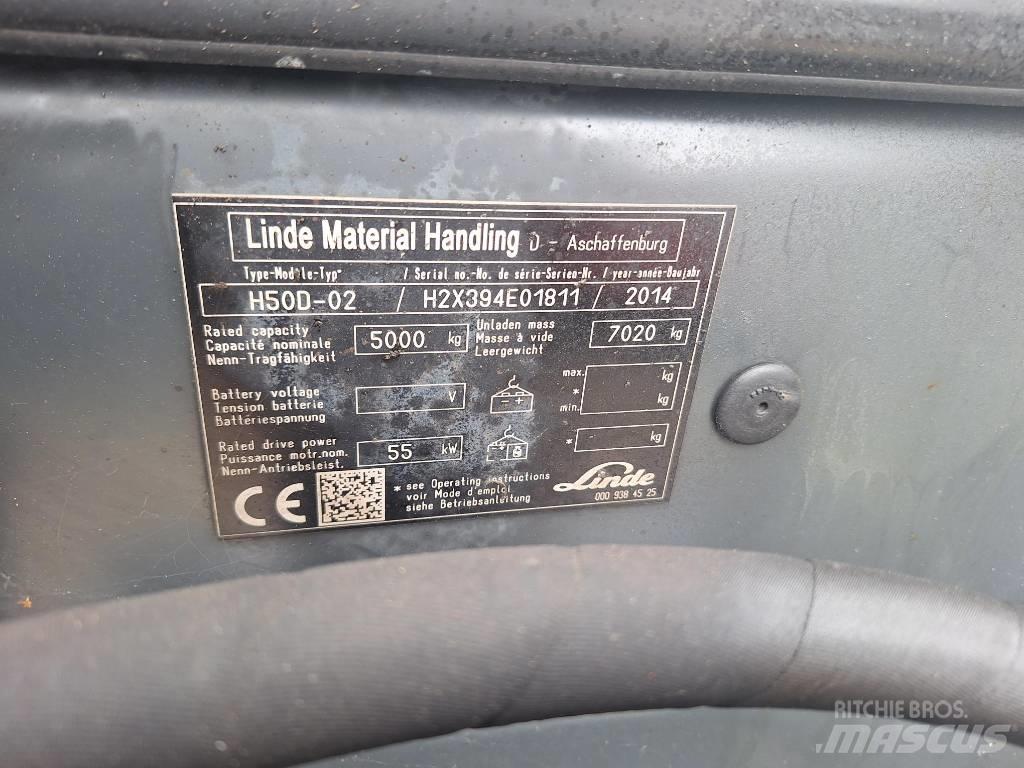 Linde H 50 D Diiseltõstukid
