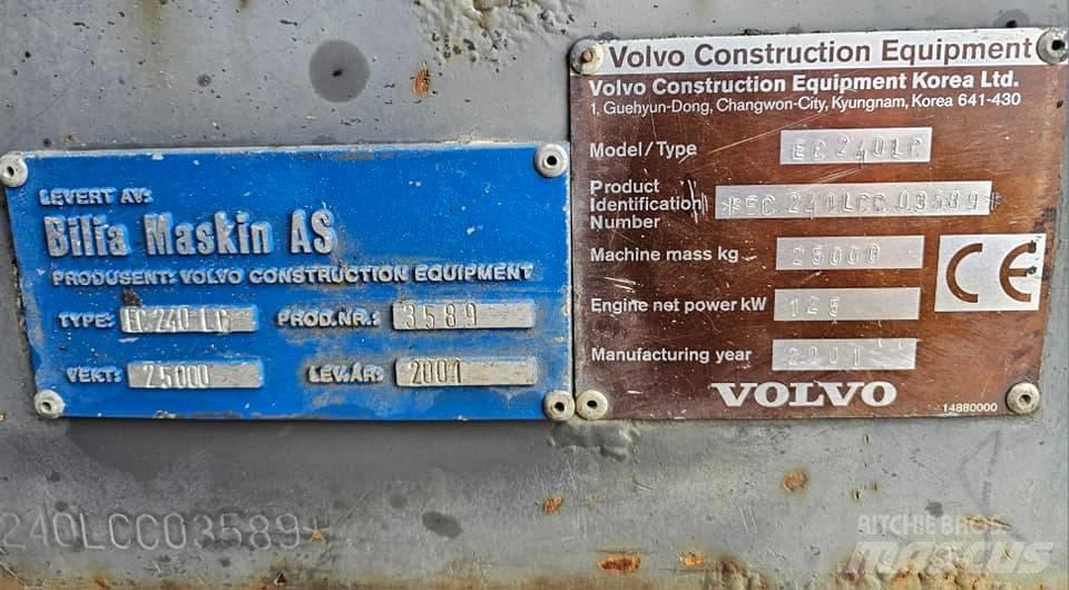 Volvo EC 240 LC Roomikekskavaatorid