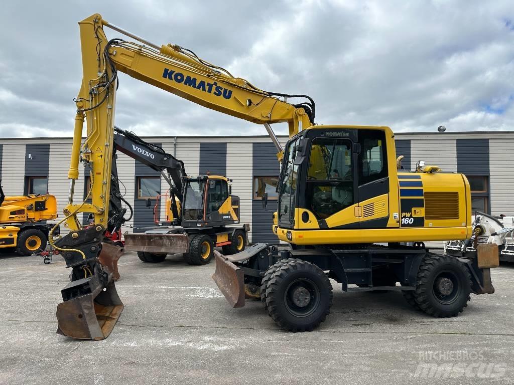 Komatsu PW160-11 Ratasekskavaatorid
