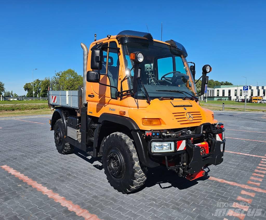 Unimog U400 Vahetuskastiga tõstukautod