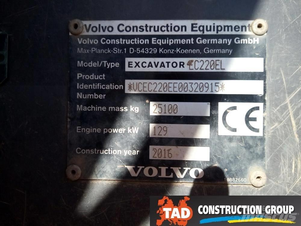 Volvo EC 220 EL Roomikekskavaatorid
