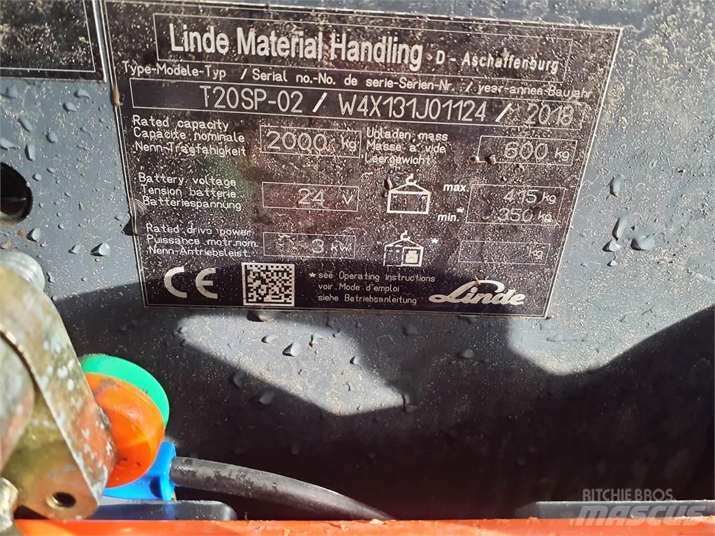 Linde T20SP kurz Elektriline alusesiirdaja