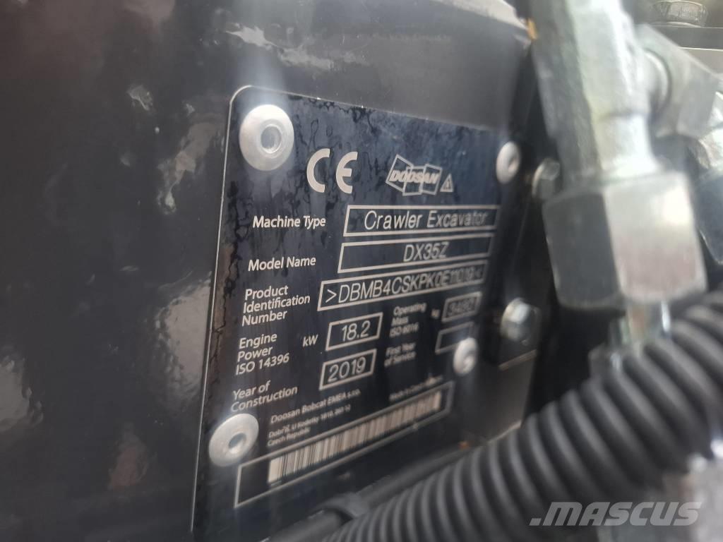 Doosan DX 35 Z Miniekskavaatorid < 7 t