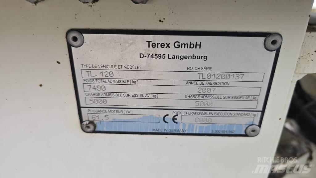 Terex TL 120 Rataslaadurid