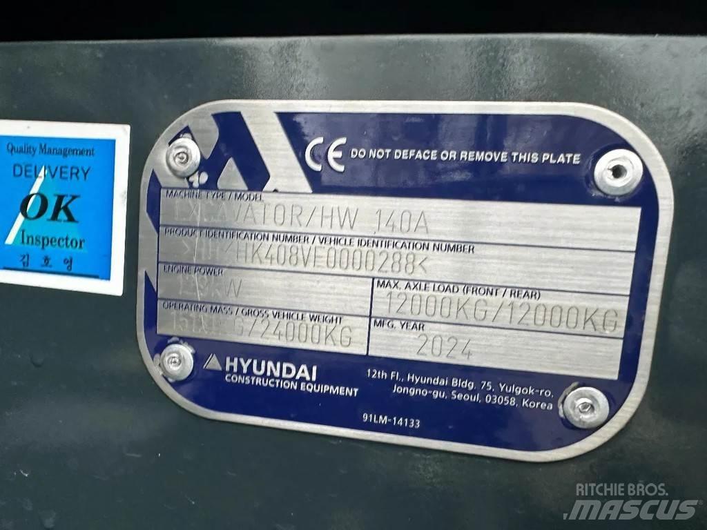 Hyundai HW140A Ratasekskavaatorid