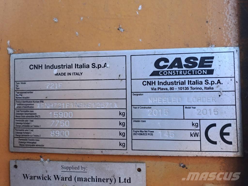 CASE 721 F XR Rataslaadurid