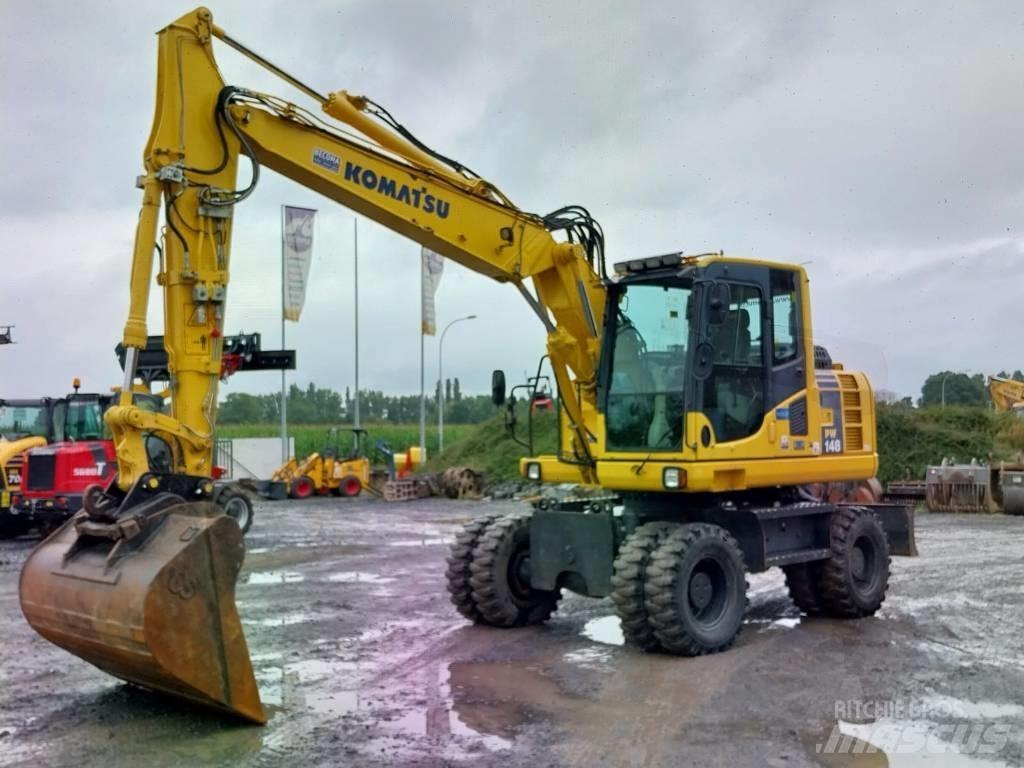 Komatsu PW 148-8 Ratasekskavaatorid