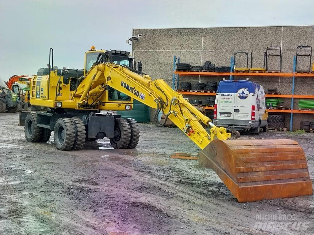 Komatsu PW 148-8 Ratasekskavaatorid