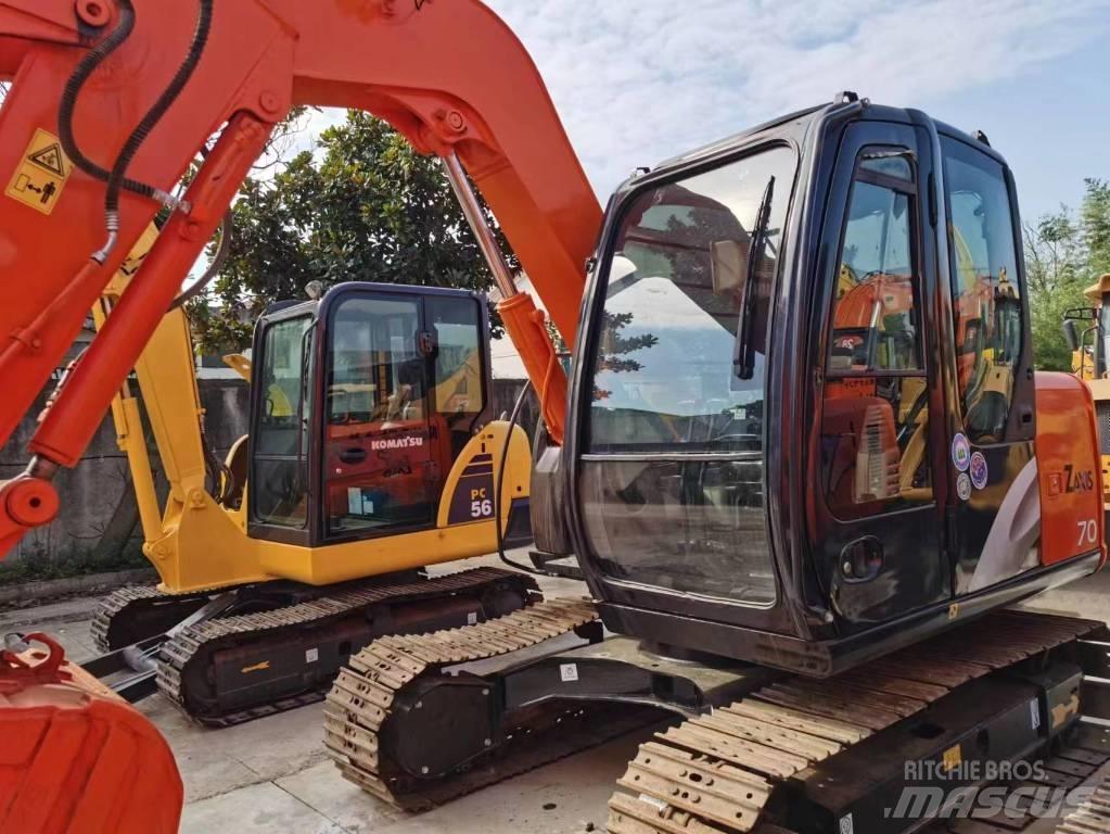 Hitachi ZX70 Väikeekskavaatorid 7t-12t