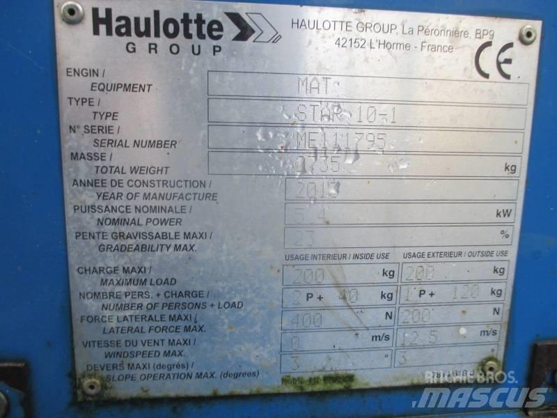 Haulotte Star 10 Vertikaalsed mast tõstukid