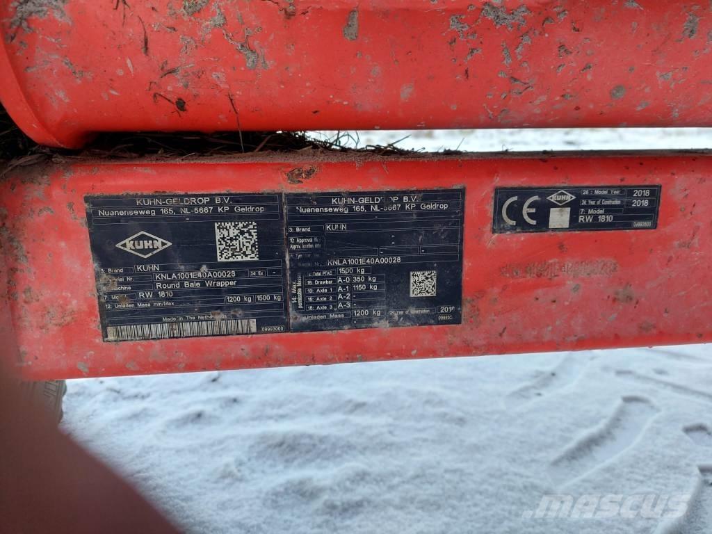 Kuhn RW 1810 3D Pakkimismasinad