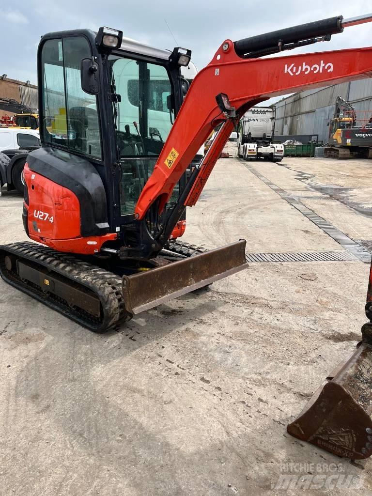 Kubota U 27-4 Miniekskavaatorid < 7 t
