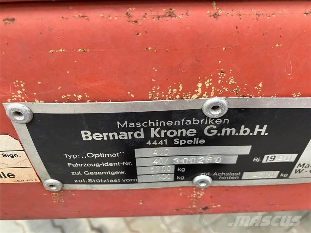 Krone Optimat 4.0 Sõnnikulaoturid