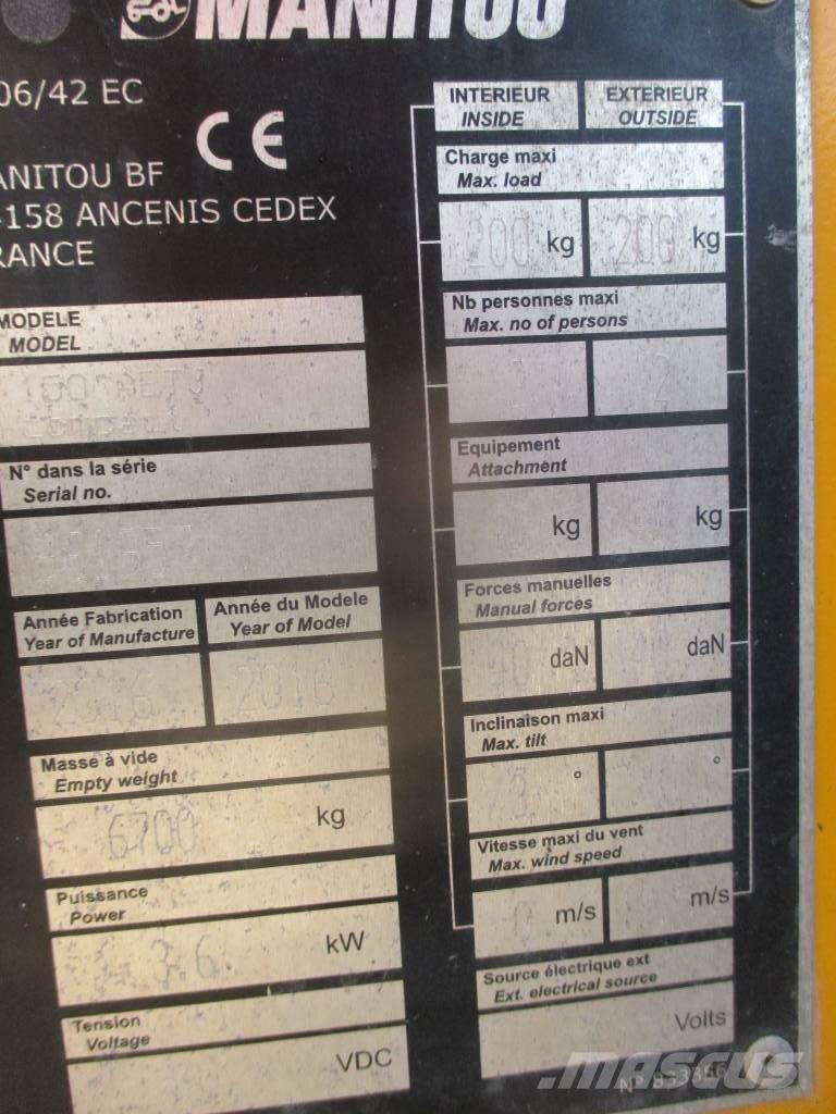 Manitou 150 AET JC Iseliikuvad poomtõstukid