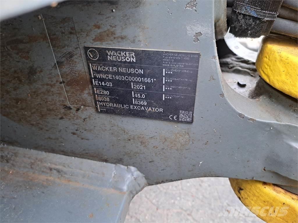 Wacker Neuson EZ80 Roomikekskavaatorid