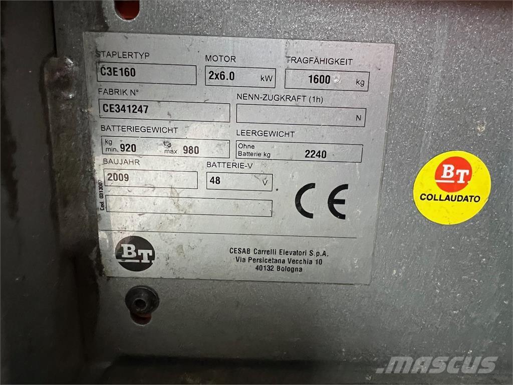 BT C3E160 Elektritõstukid