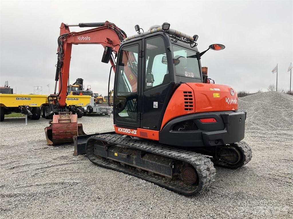 Kubota KX 080-4 Väikeekskavaatorid 7t-12t