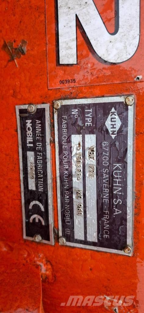 Kuhn TBE 222 Karjamaade niidukid / pealselõikurid