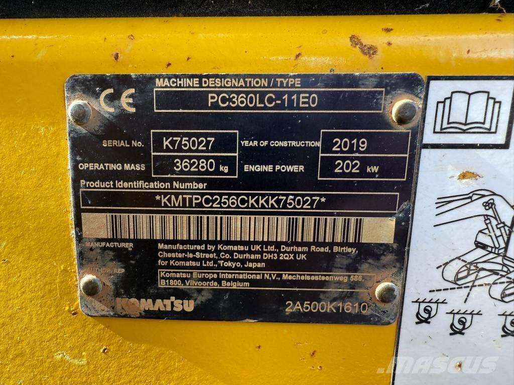 Komatsu PC 360 LC-11 Roomikekskavaatorid