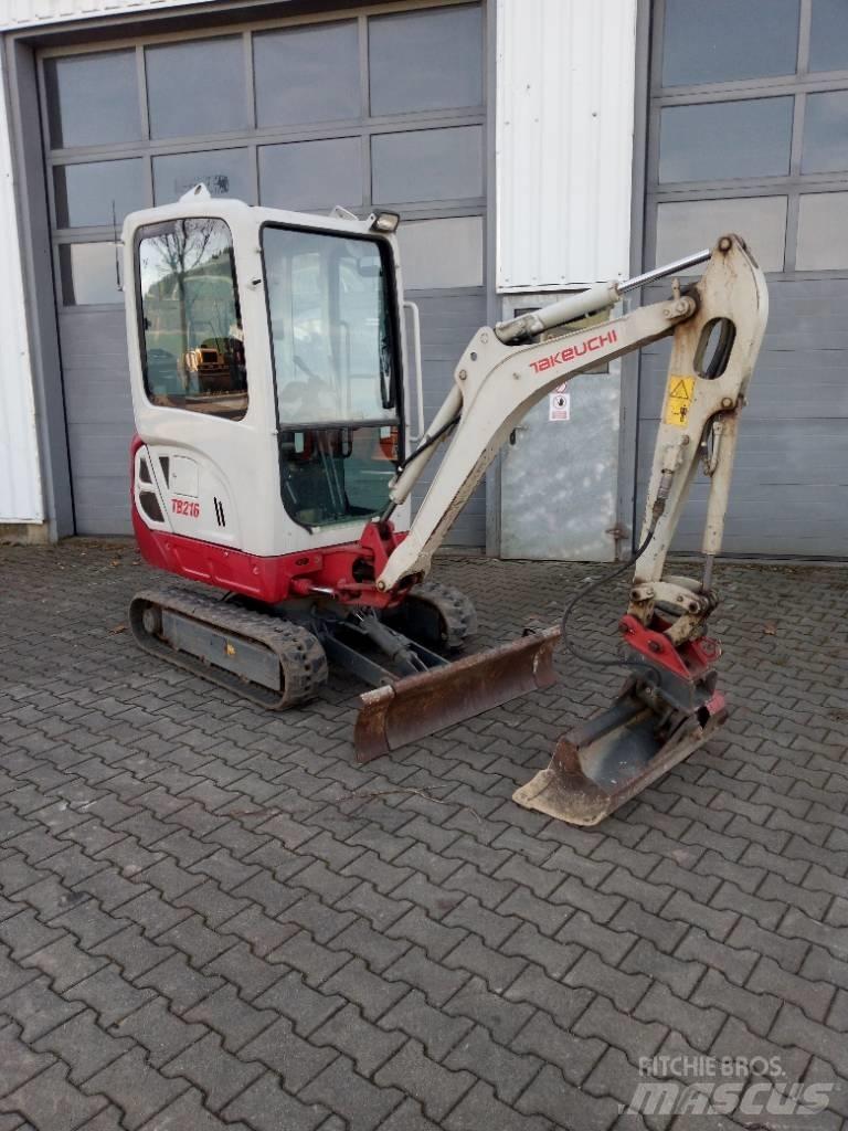 Takeuchi TB 216 Miniekskavaatorid < 7 t
