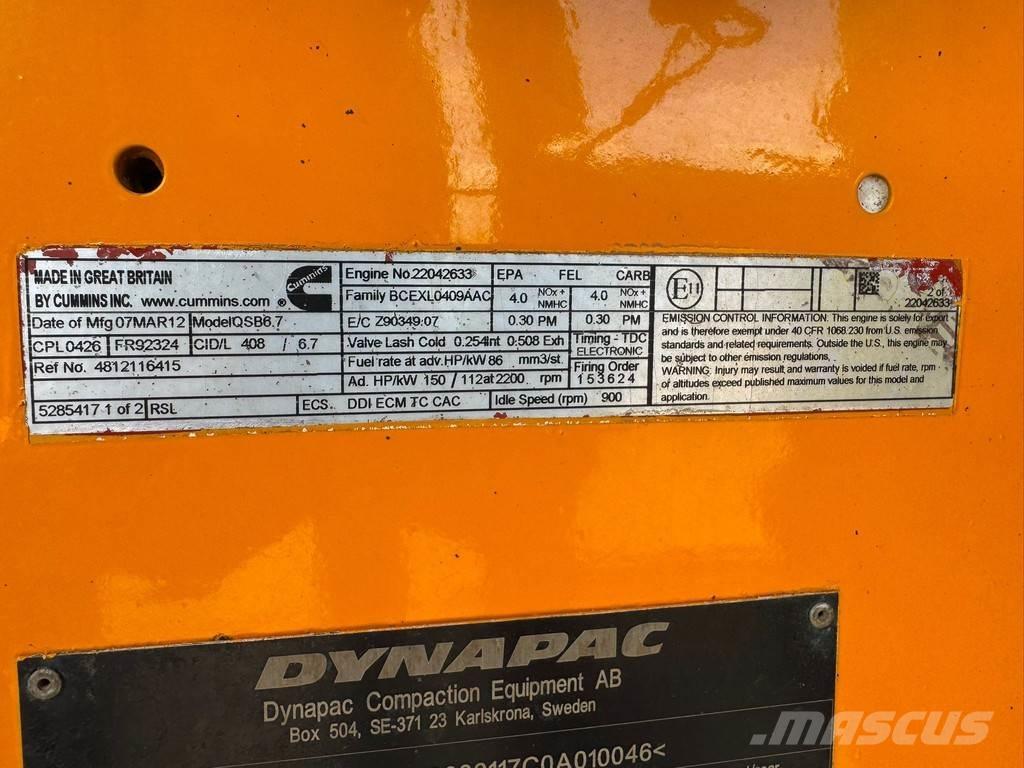 Dynapac CA362PD Ühe trumliga rullid