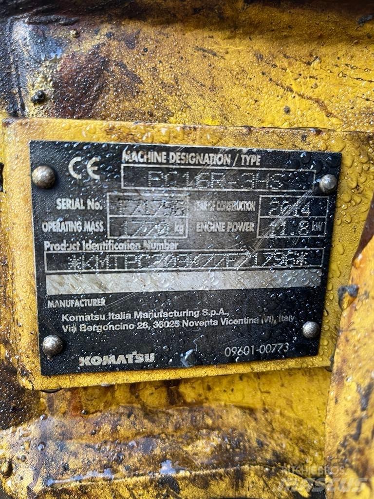 Komatsu PC 16 R-3HS Miniekskavaatorid < 7 t