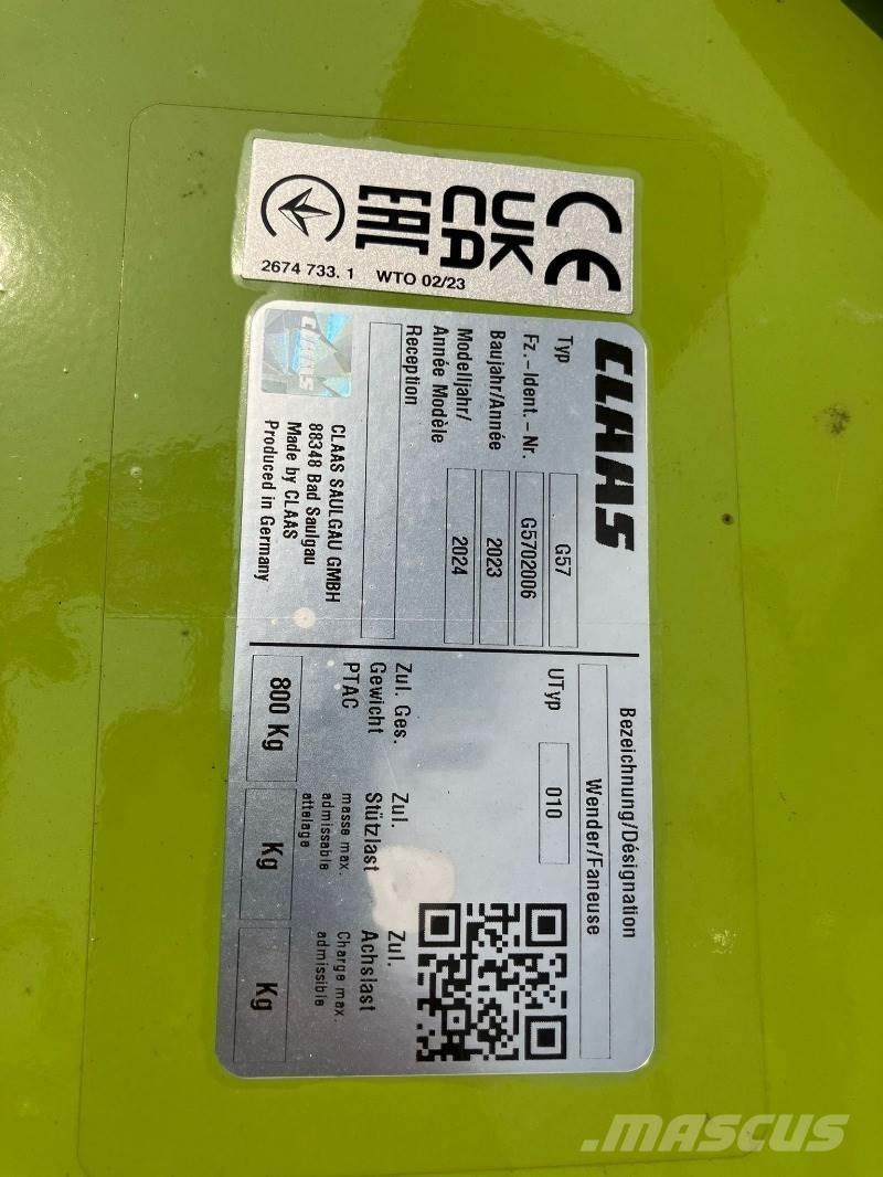 CLAAS Volto 65 Vaalutid ja kaarutid