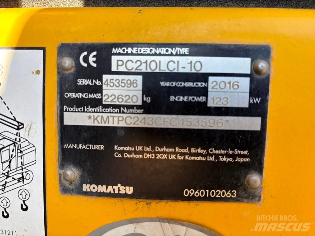 Komatsu PC 210 LC-10 Roomikekskavaatorid