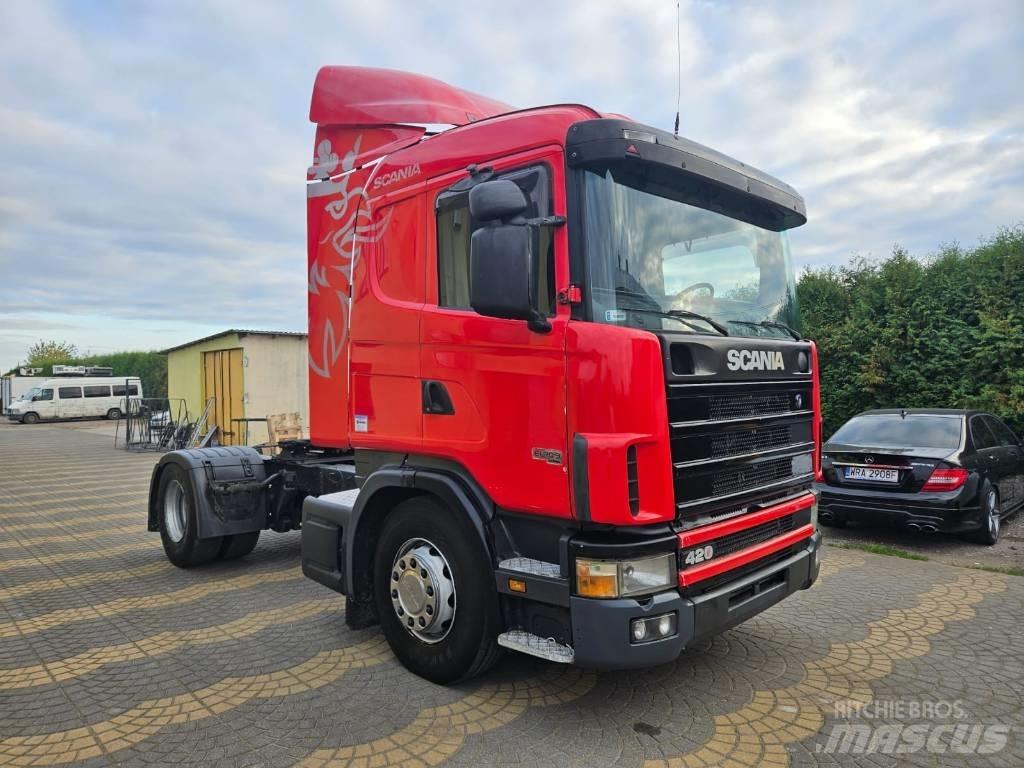 Scania 124 L 420 Sadulveokid