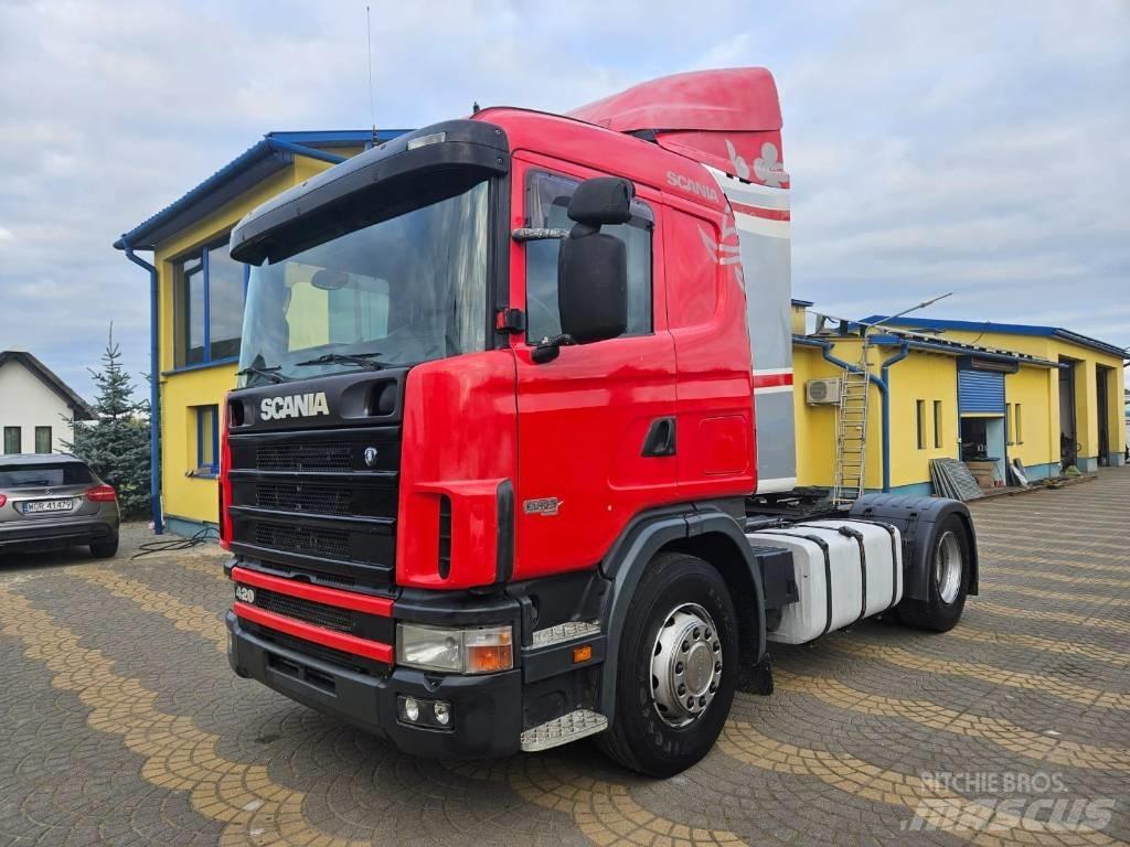 Scania 124 L 420 Sadulveokid