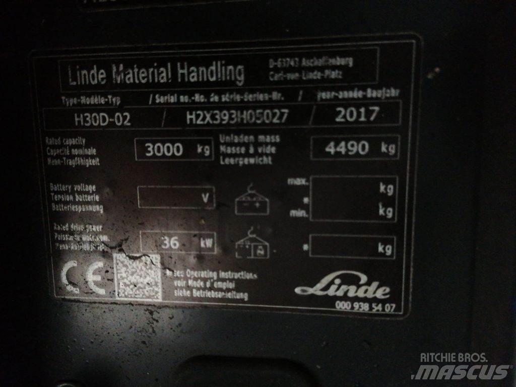 Linde H30D-02 Diiseltõstukid