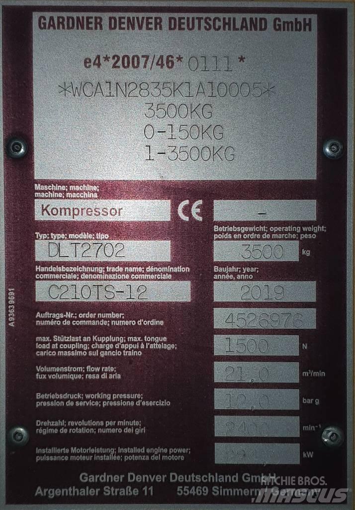 Compair C210 TS-12 Kompressorid