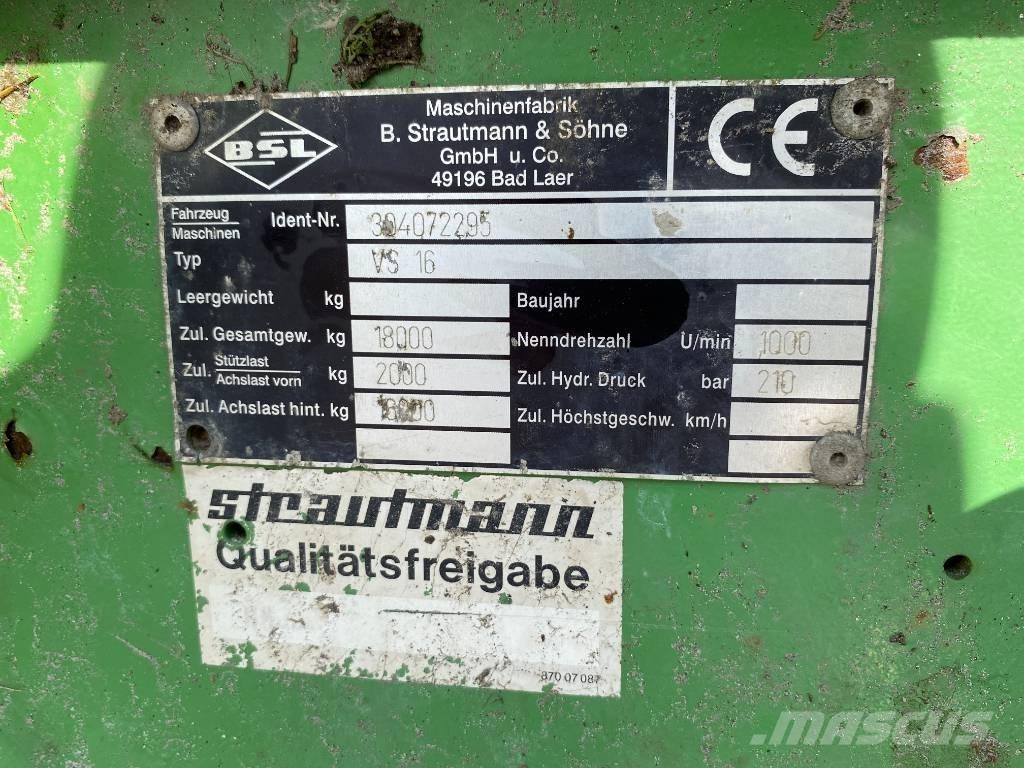 Strautmann VS16 Sõnnikulaoturid