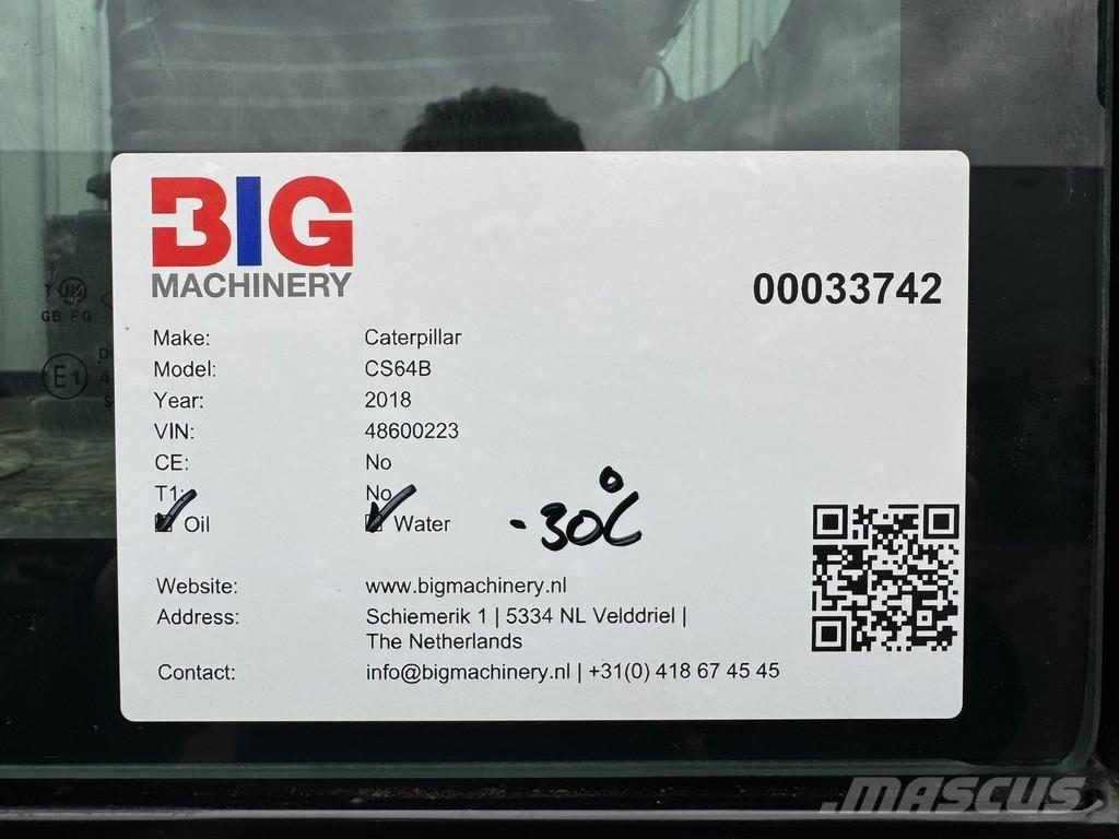 CAT CS64B Ühe trumliga rullid