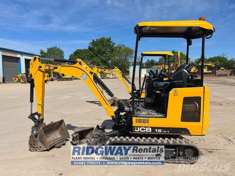 JCB 16 C-1 Miniekskavaatorid < 7 t