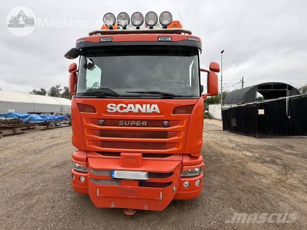 Scania R 450 bodbil Kraanaga veokid