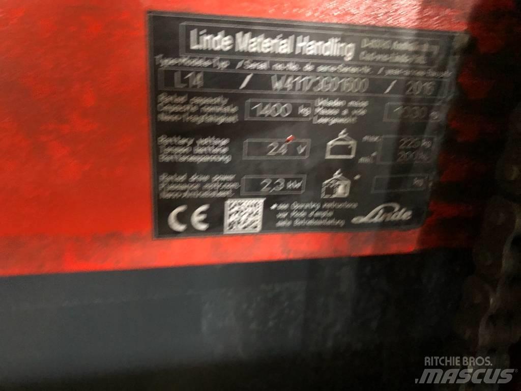 Linde H 16 T-01 Gaasitõstukid