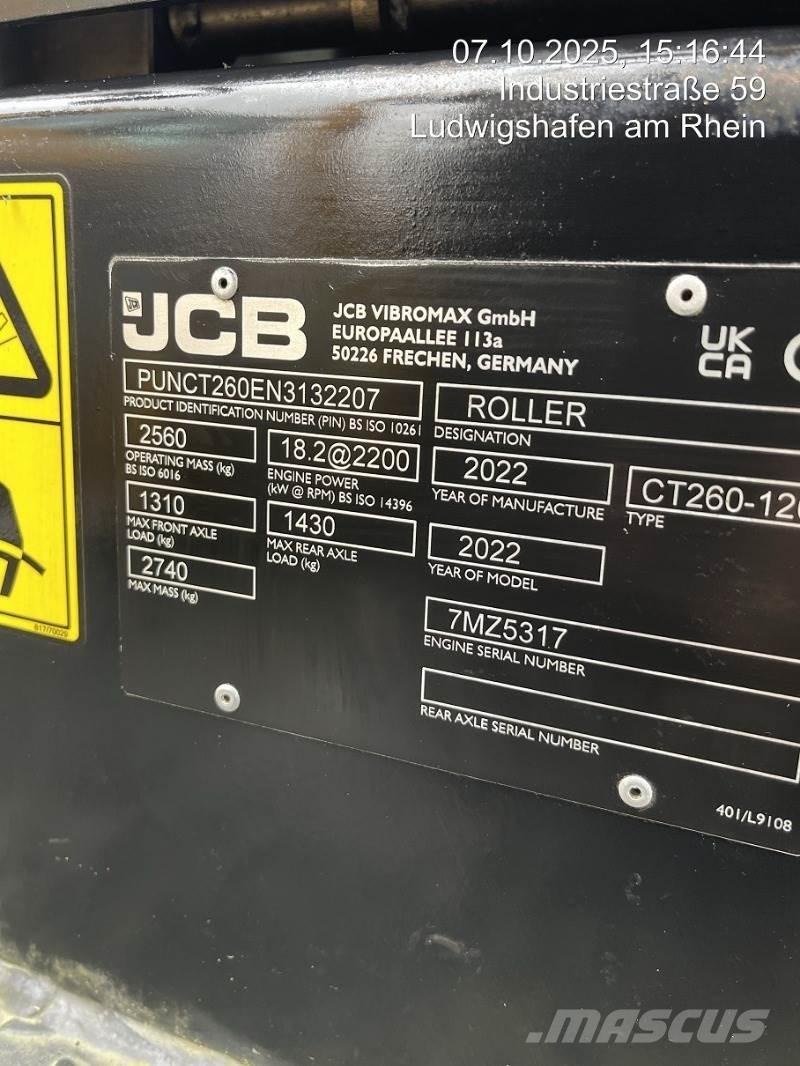 JCB CT260-120 Pinnaserullid