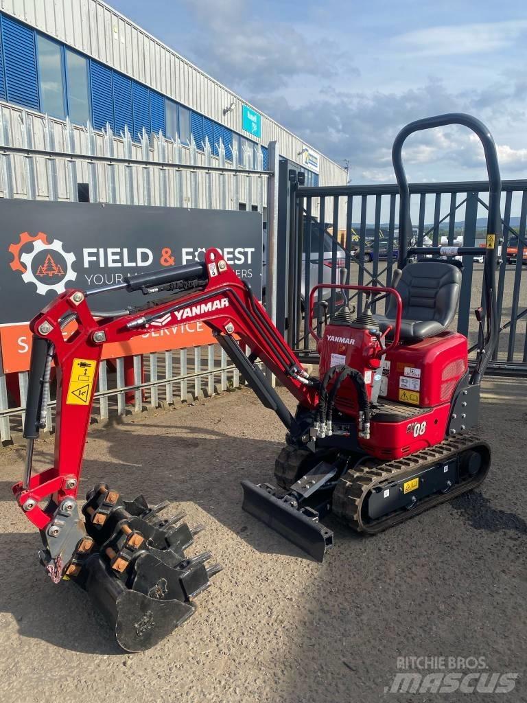 Yanmar SV 08 Miniekskavaatorid < 7 t
